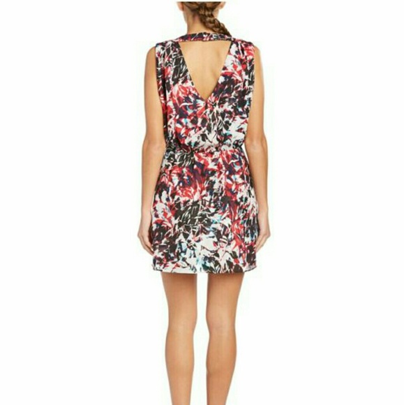 PARKER cutout printed dress - Picture 2 of 4